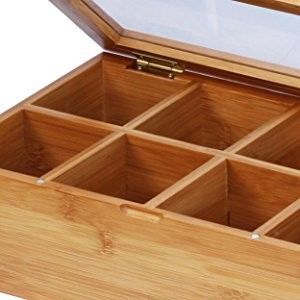 Organisez votre collection de thé avec cette boîte à thé japonaise peinte en bambou