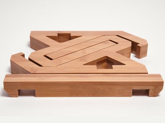 Étagère portable en bambou réglable pour ordinateur portable et plateau portable de conception pratique