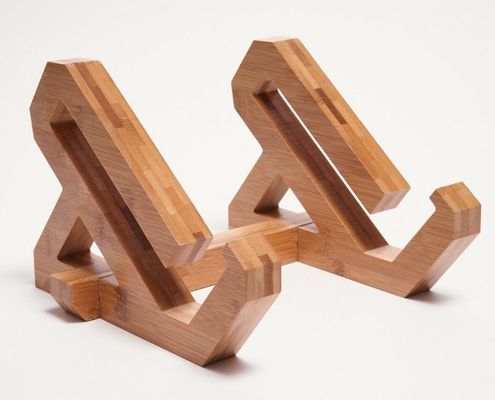 Étagère portable en bambou réglable pour ordinateur portable et plateau portable de conception pratique