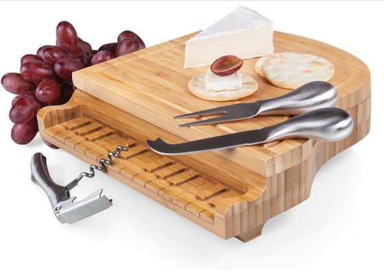 Bamboo Cheese Board Knife Set Conception élégante pour les blocs de coupe et les planches de charcuterie