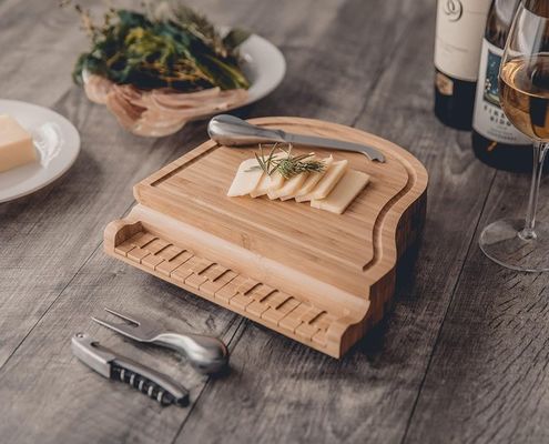 Bamboo Cheese Board Knife Set Conception élégante pour les blocs de coupe et les planches de charcuterie