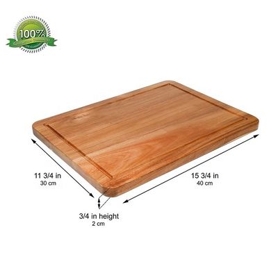 Planche à découper en bois d'acacia d'olive à gravure laser pour découper et hacher la viande
