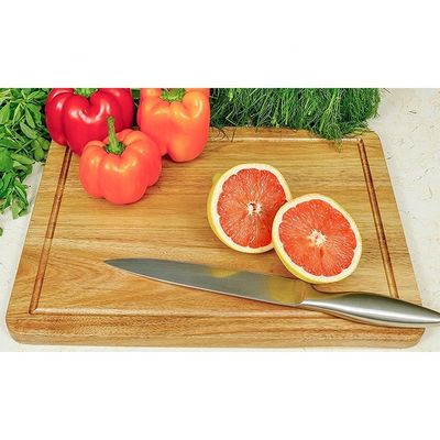 Planche à découper en bois d'acacia d'olive à gravure laser pour découper et hacher la viande