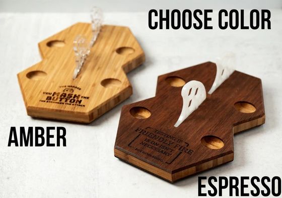 Le stand de jeu réglable La combinaison idéale de bambou et d'acrylique pour un jeu optimal