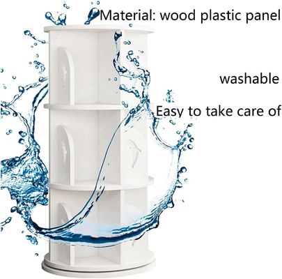 Logos personnalisé Coloré 360 degrés étagère rotative pour le stockage de livres pour enfants