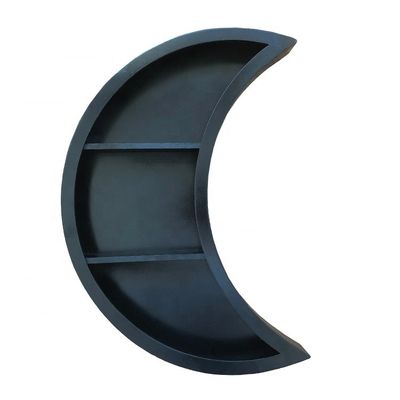 Accueil Meubles muraux montés sur la lune Étagères flottantes en bois pour le salon Décoration de la chambre