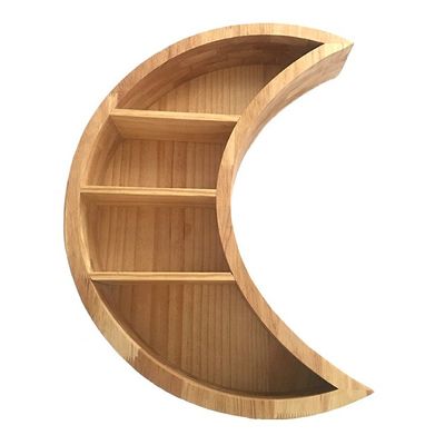 Accueil Meubles muraux montés sur la lune Étagères flottantes en bois pour le salon Décoration de la chambre