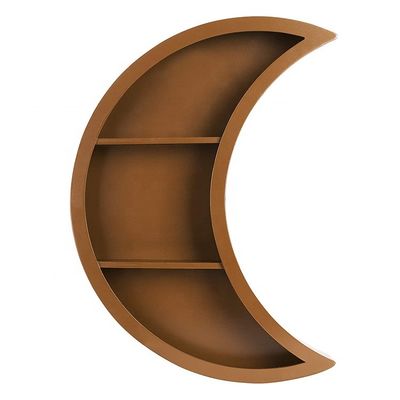 Accueil Meubles muraux montés sur la lune Étagères flottantes en bois pour le salon Décoration de la chambre