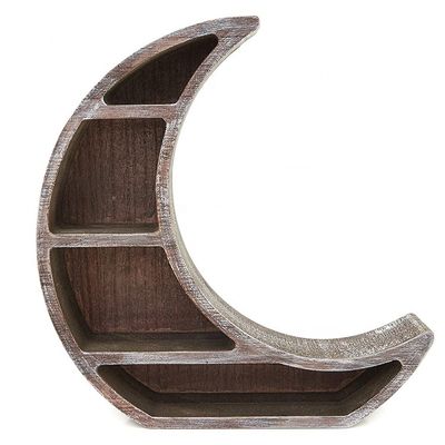 Accueil Meubles muraux montés sur la lune Étagères flottantes en bois pour le salon Décoration de la chambre