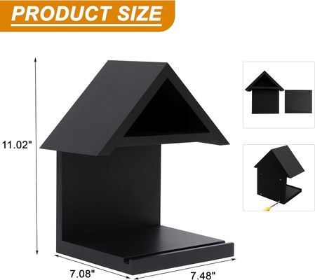 Table de nuit en bois triangulaire repos de livre Un cadeau unique et pratique pour les amoureux du livre