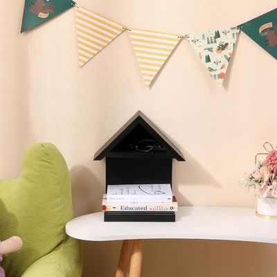 Table de nuit en bois triangulaire repos de livre Un cadeau unique et pratique pour les amoureux du livre