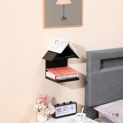 Table de nuit en bois triangulaire repos de livre Un cadeau unique et pratique pour les amoureux du livre