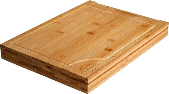 Plaque à découper en bambou à échelle numérique amovible pour une cuisine écologique efficace