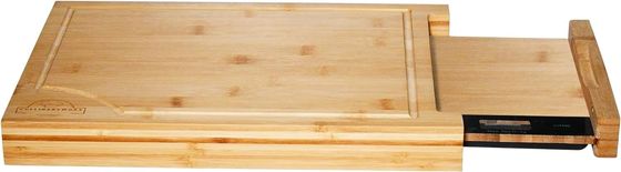 Plaque à découper en bambou à échelle numérique amovible pour une cuisine écologique efficace
