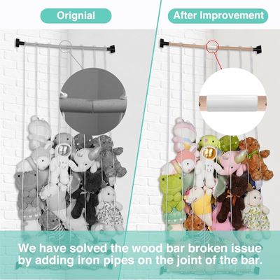 Étagère de stockage en bois pour animaux en peluche Design simple Taille sur mesure Bois écologique