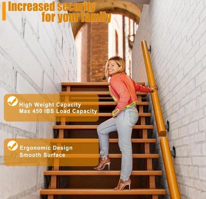 Étapes intérieures sécurité garde-corps antidérapant 3 pieds poignées de pin comme votre demande Kit complet