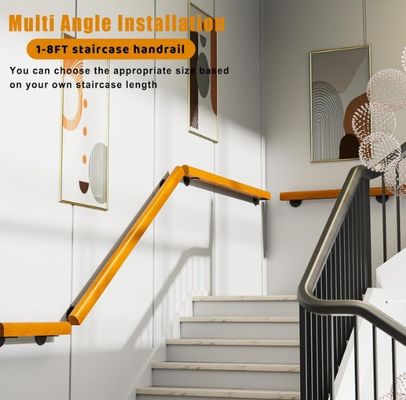 Étapes intérieures sécurité garde-corps antidérapant 3 pieds poignées de pin comme votre demande Kit complet