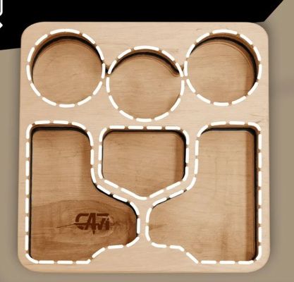 Plateau multi-fonctionnel pour les collations et les boissons