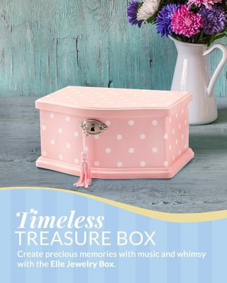 Boîte à musique à vent faite à la main pour filles et adolescents