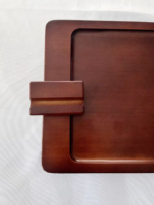 Plateaux de rangement Design moderne Sofa de bambou Plateau de canapé en bois Table à bras