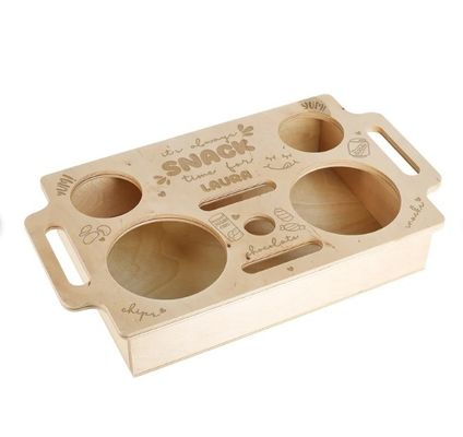 Plateau non pliable Barre de canapé en bois Plateau à collations Économie d'espace Pour les petits espaces