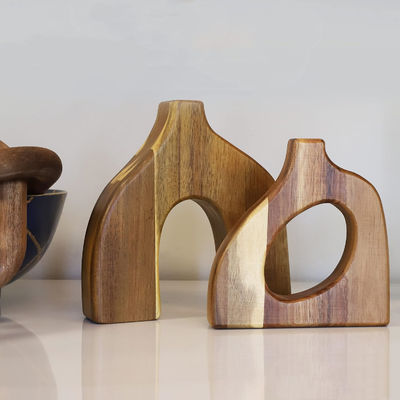 Anniversary Occasion Pine Wood Plant Stand Flower Stand à plusieurs niveaux pour le jardin intérieur