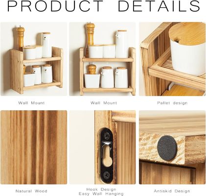 Gardez vos épices pratiques et organisées avec ce porte-épices en bois