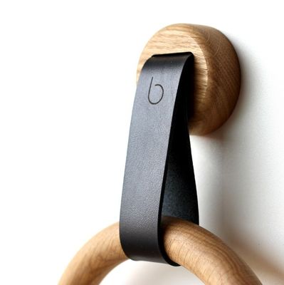 Rings de porte-serviettes en bois écologique pour la décoration de salle de bain