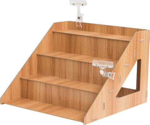 Stand de gâteaux en bois fonctionnel pour exposer des gâteaux et des plantes