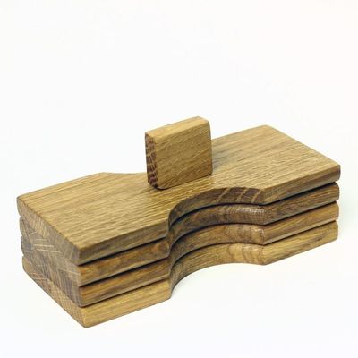 Bouteille d'épices personnalisée avec une boîte d'emballage d'épices en bois de haute capacité