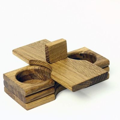 Bouteille d'épices personnalisée avec une boîte d'emballage d'épices en bois de haute capacité