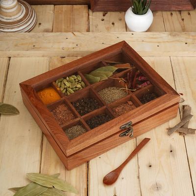 Boîte de rangement de cadeaux en bois acceptable avec couvercle coulissant et artisanale