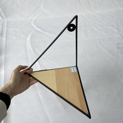 Étagère d'affichage de coin de mur en bois métallique multifonctionnel pour le stockage à domicile