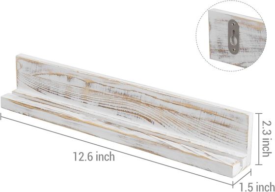 Montage murale en bois massif blanc lavé défi porte-monnaie artisanat en bois à trois couches