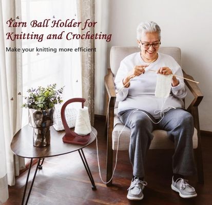 Mécanisme de rotation magnétique en métal, filateur de fils en bois pour le tricot et le crochet