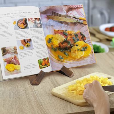 Organisation de recettes sans effort avec notre livre de recettes en bois massif