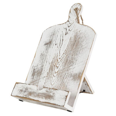 Conception fonctionnelle De style rustique en bois, livre de cuisine, support sans échantillon