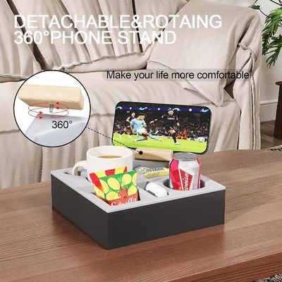 Tray pour couchette couchette en bois étanche à l'eau et anti-déversement pour canapé-lit