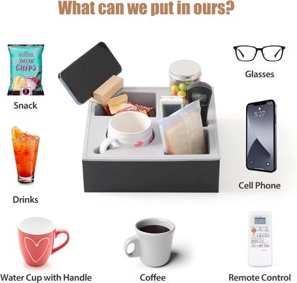 Tray pour couchette couchette en bois étanche à l'eau et anti-déversement pour canapé-lit