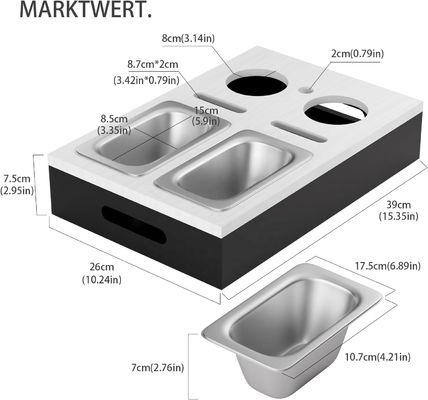 Logo personnalisé Acceptable Populaire Couch Bar Snack Box Sofa Organisateur pour les tables d'appoint
