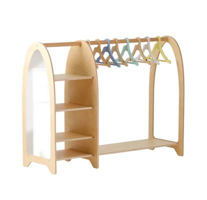 Accueil Meubles Montessori Enfants Garde-robe avec miroir et grande quantité