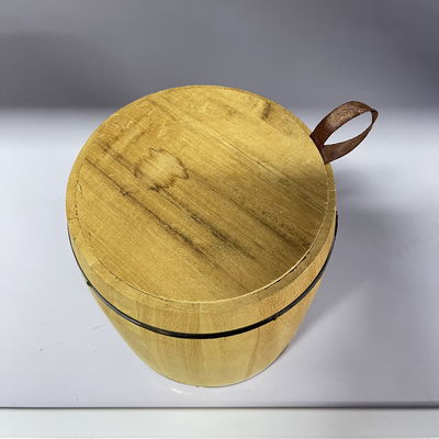 Logo personnalisé Acceptable 12.5x16cm fût en bois de paulownia pour vos clients