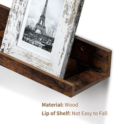 Économiser de l' espace Cuisine Ensemble de 5 Petits Portraits Rideau Maison Bois Étagères flottantes Pour le Mur