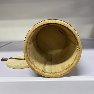 Logo personnalisé Acceptable 12.5x16cm fût en bois de paulownia pour vos clients