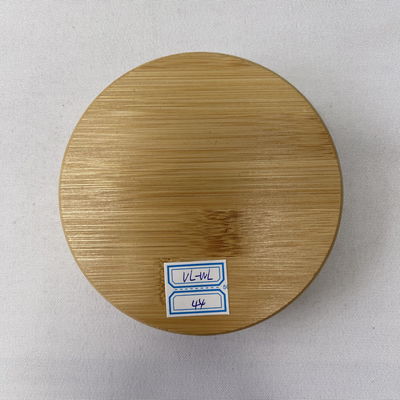 Couvercle en bois 10,9x2,4 cm pour boîtes de verre alimentaire dans votre choix de couleur normale ou personnalisée