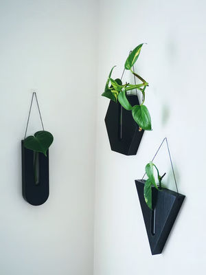 Station de propagation moderne mini boîte en bois planteur murale pour porche et pots de décoration murale