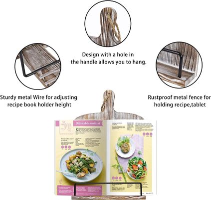 Étagère de lecture en bois Étagère de bureau Calendrier avec cadre en bois massif et échantillonnage gratuit