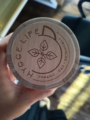 D90 x H112mm Forme personnalisée de tonneau en bois Conception rustique pour le stockage de grains de café et de thé