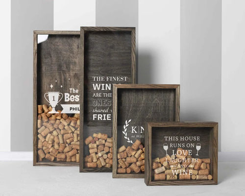 Boîte en bois personnalisée pour anniversaire et cadeau de mariage