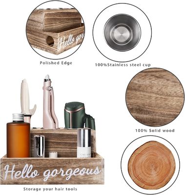 Gardez votre salle de bain propre sans effort avec ce porte-serviettes en bois